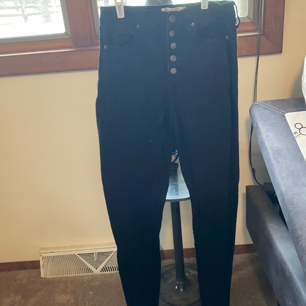 Black jeggings
